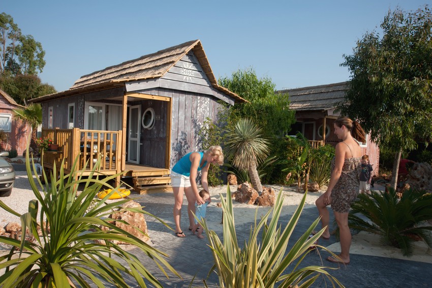 Camping 5 étoiles Le Floride Barcarès Bungalows option premium