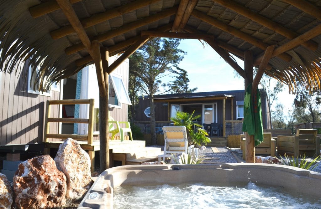Camping met spa in languedoc roussillon, suite riviera