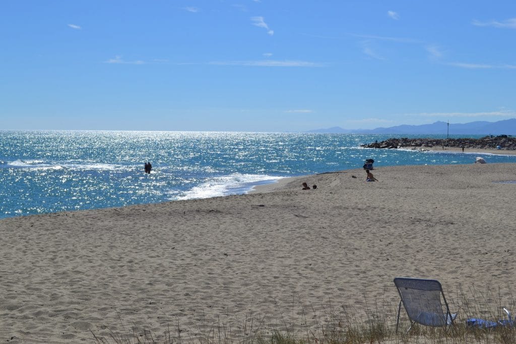 Camping Le Floride Le Barcarès (66) : Foto Strand van Camping Le Floride Au Barcarès En Bord De Mer 4