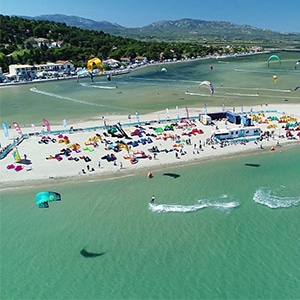 Campingplatz Le Floride Le Barcarès (66) : Mondial Du Vent Leucate Lafranqui